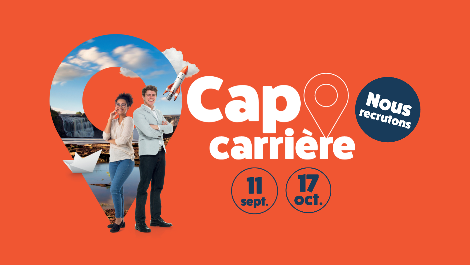 Événement Cap carrière : le 17 octobre, choisissez l'équipe des Navigateurs !