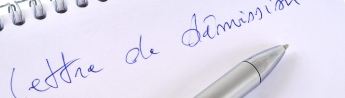 Lettre de démission