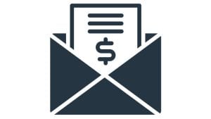 Addressing Salary Requirements in a Cover Letter - a letter in an envelop with a dollar sign at the bottom.