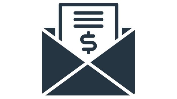 Addressing Salary Requirements in a Cover Letter - a letter in an envelop with a dollar sign at the bottom.