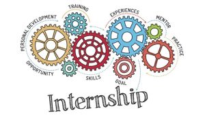 Why Businesses Should Offer Internship Opportunities - INTERNSHIP in big letters with all the benefits listed.