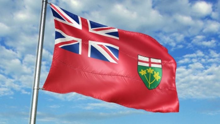 2025 Statutory Holidays in Ontario - flag of Ontario