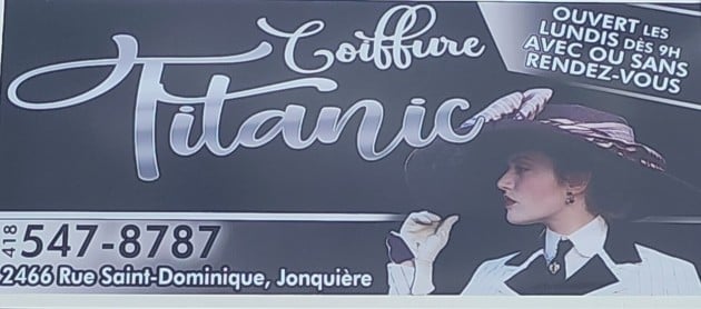 Coiffure Titanic - Jonquière